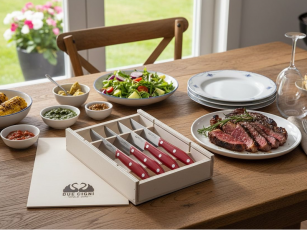 DUE CIGNI Set da 4 coltelli...