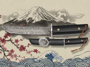 TANTO Giapponese Damasco...